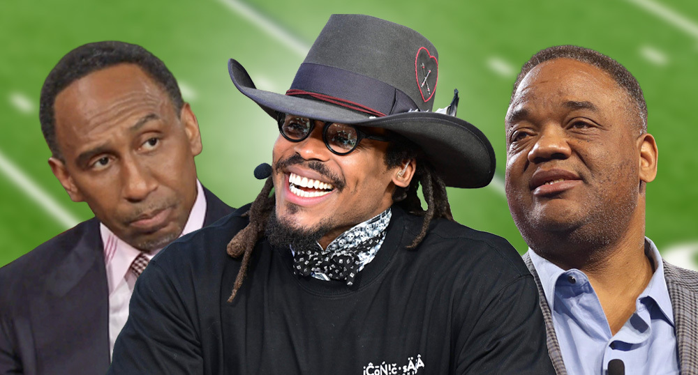 Stephen A. Smith, Cam Newton and Jason Whitlock