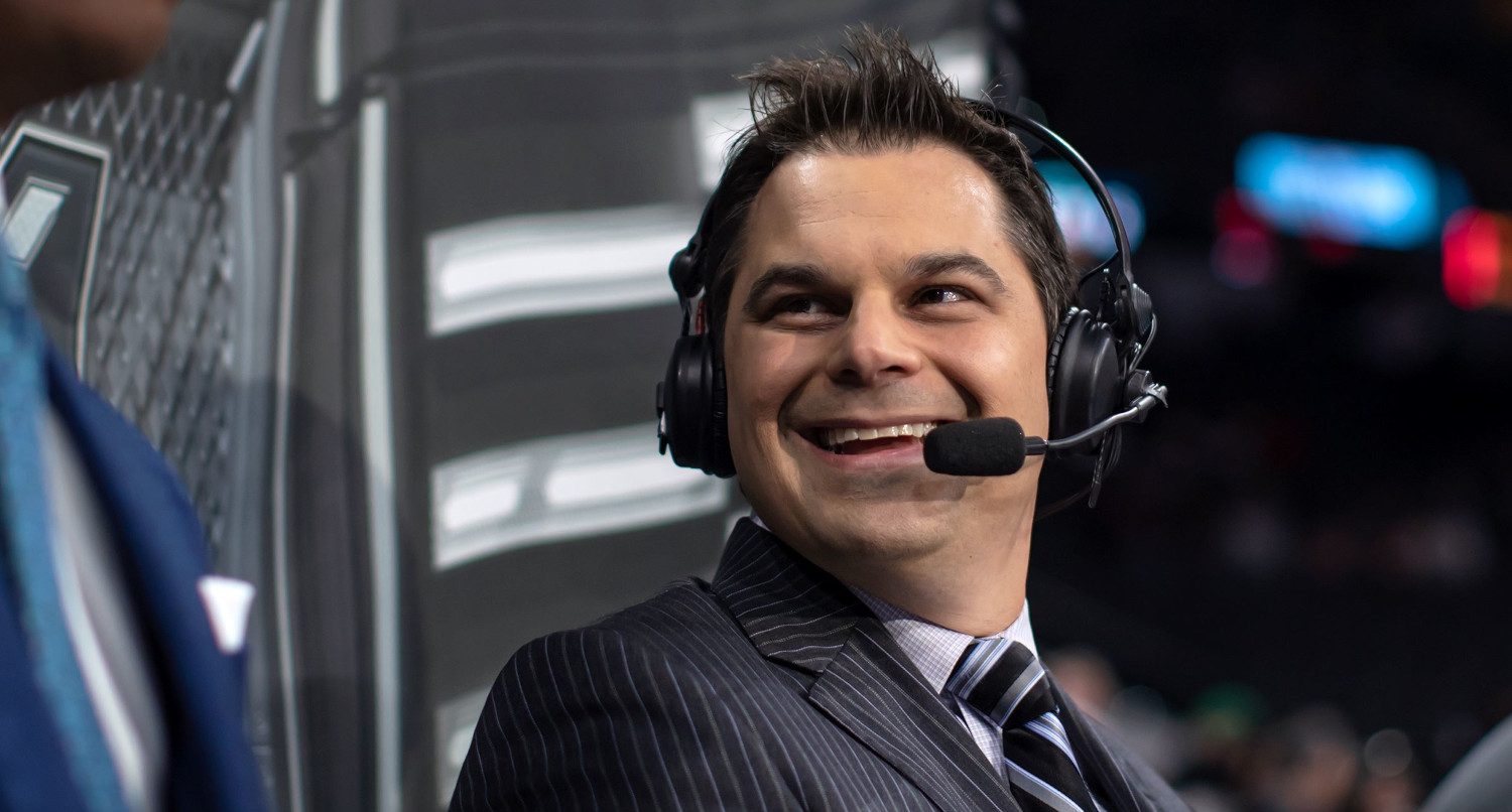 Dan Weiss radio voice of the San Antonio Spurs (Courtesy of Dan Weiss)
