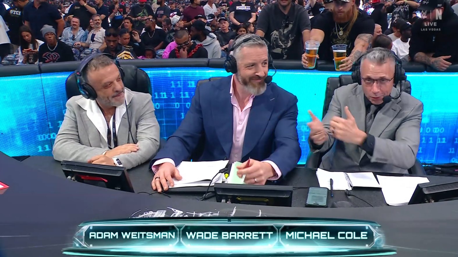 WWE bizarrely seats crypto billionaire next to Michael Cole, Wade Barrett at WrestleMania