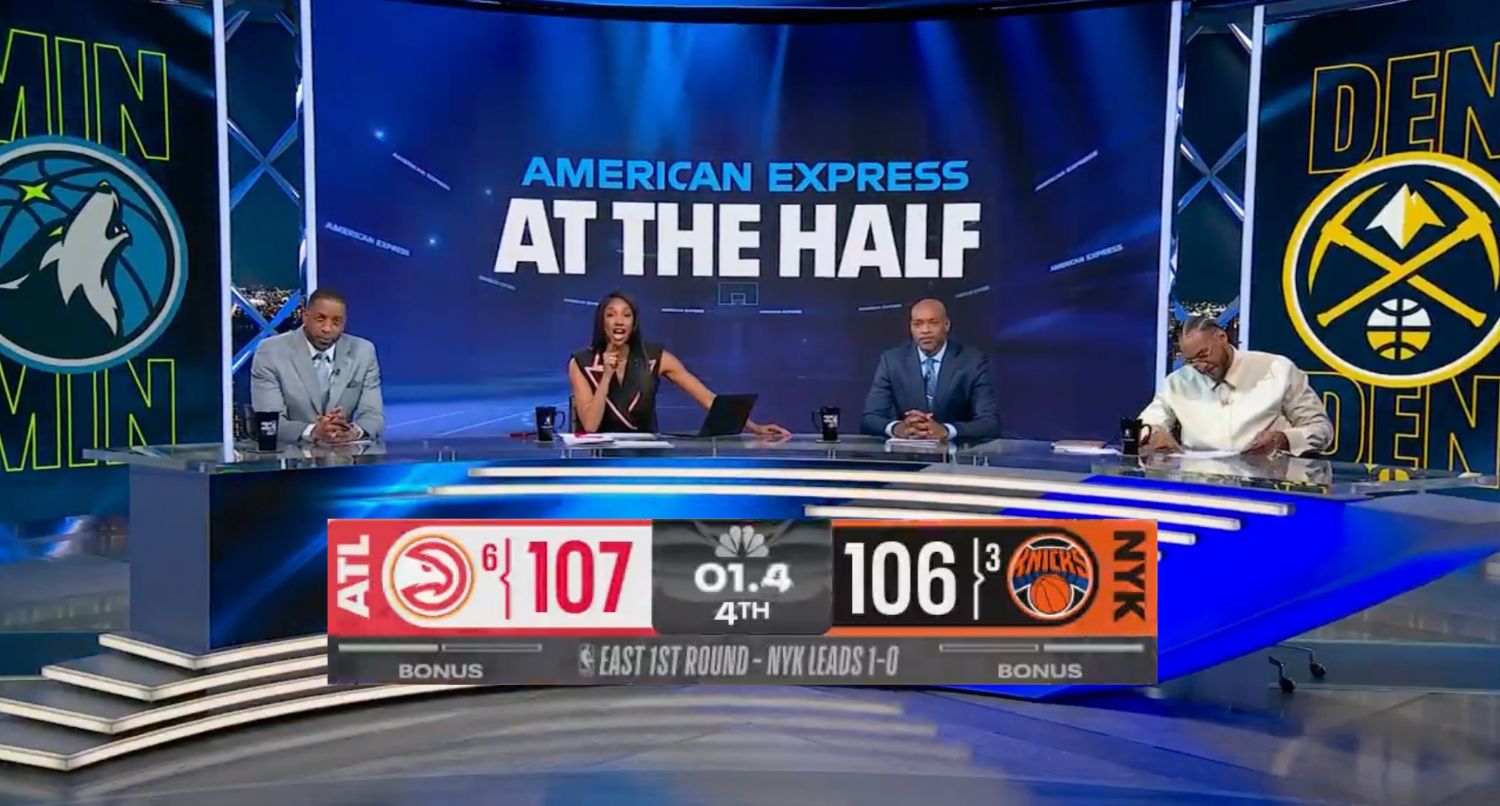 Maria Taylor issues correction after NBC scorebug falsely shows Knicks timeout on final play