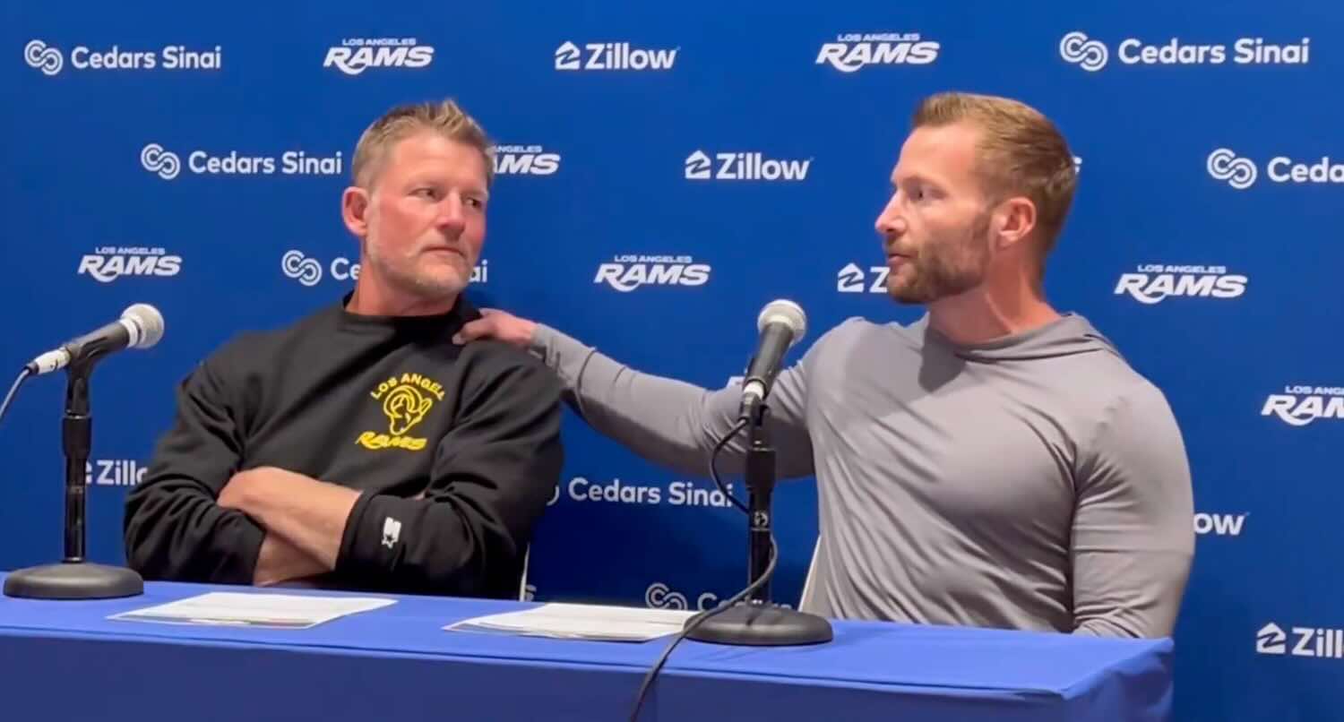 Sean McVay and Les Snead
