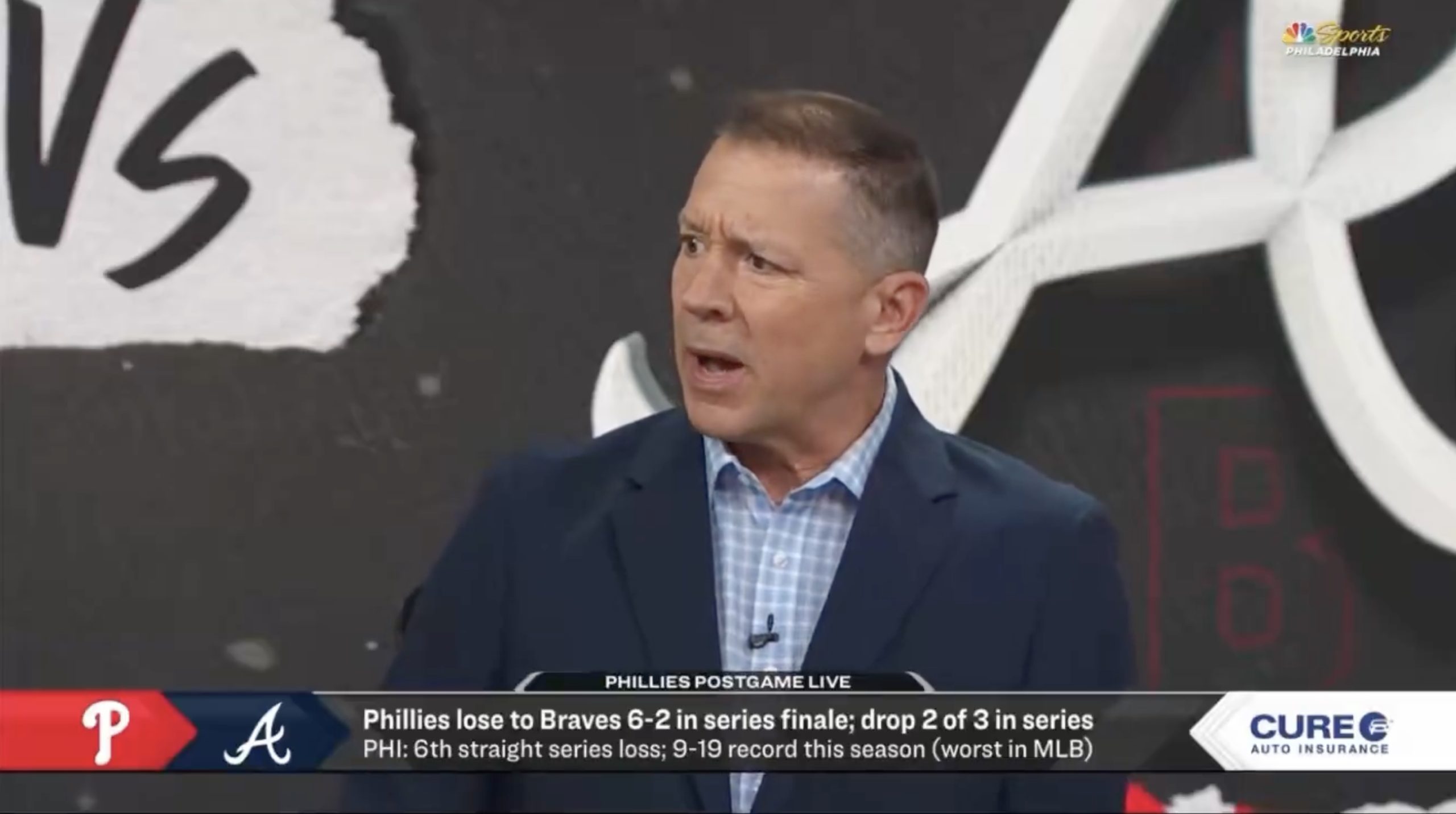 Ricky Bottalico sounds off about the Philadelphia Phillies. Credit: NBC Sports Philadelphia