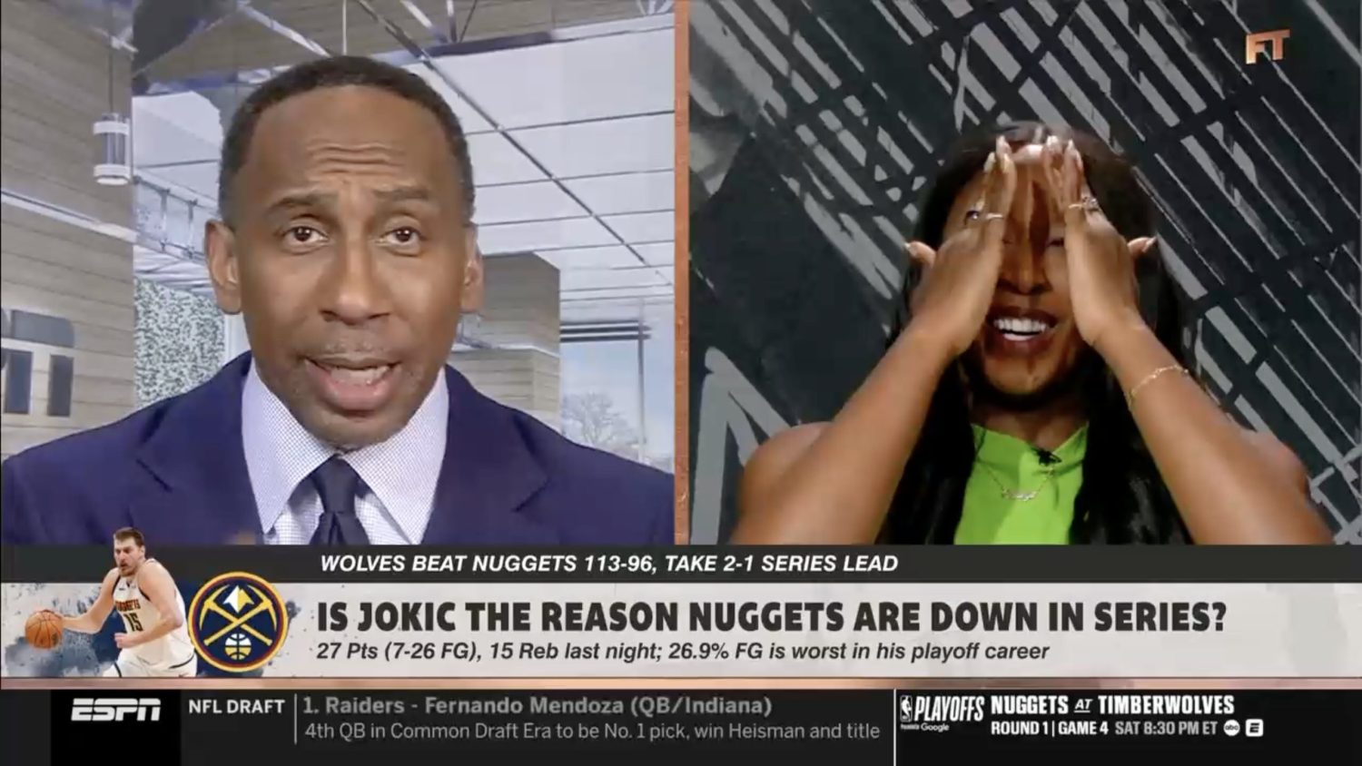 Stephen A. Smith admits Chiney Ogwumike’s French verbiage ‘kinda turned me on’
