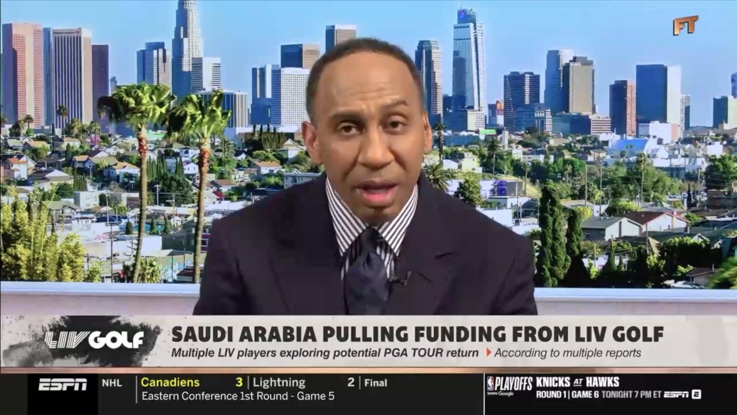Stephen A. Smith addresses the future of LIV Golf and the PGA Tour