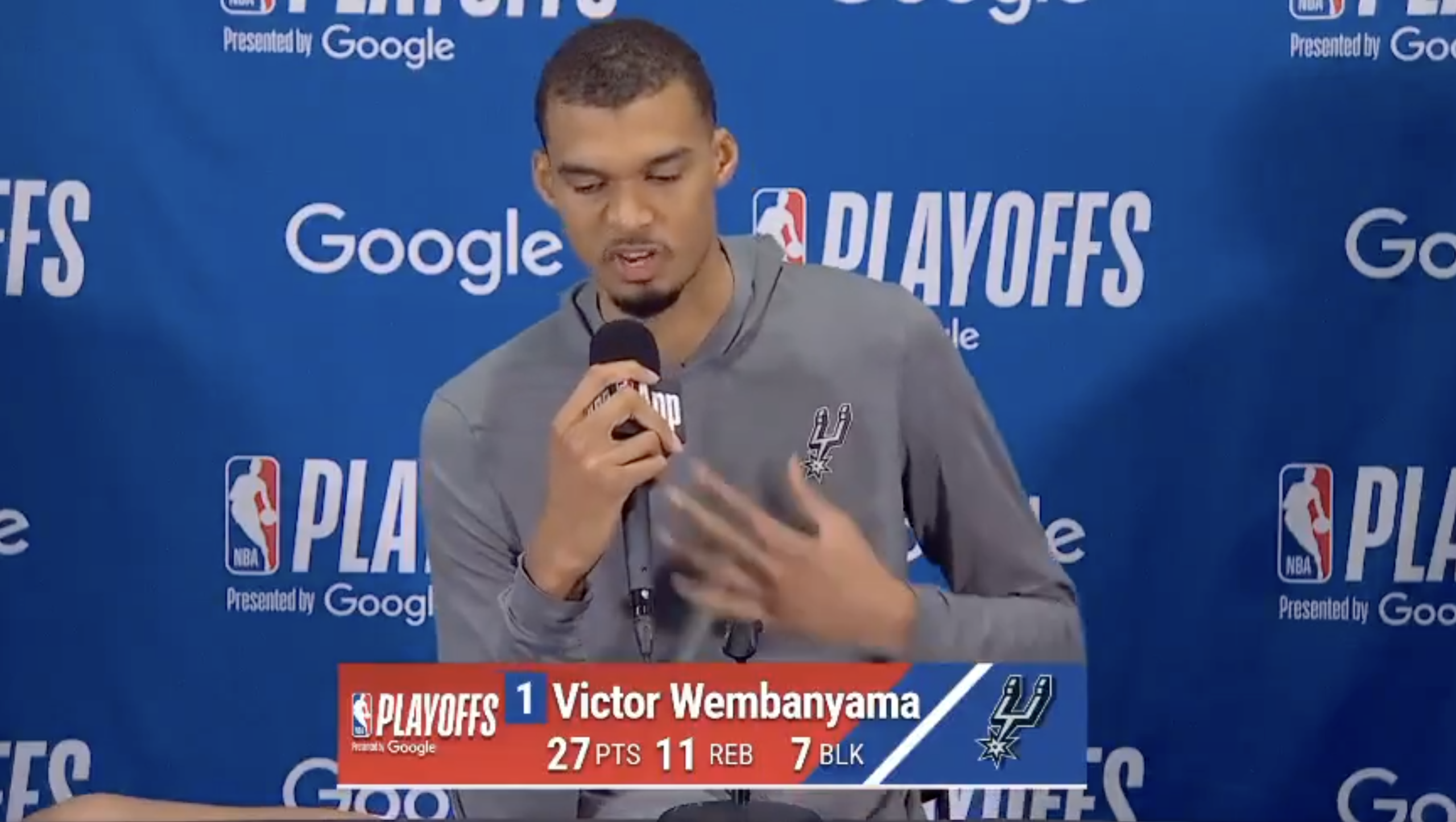 Victor Wembanyama press conference