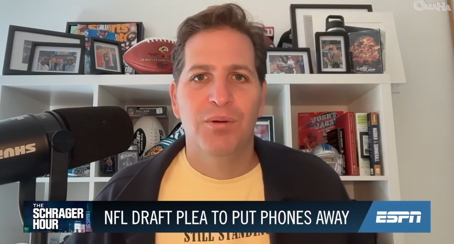 Peter Schrager is begging you to stop spoiling the NFL Draft