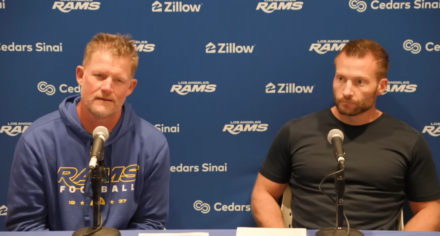Sean McVay’s Ty Simpson press conference was something to behold