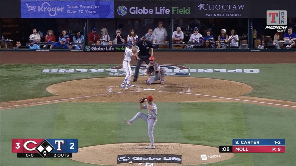 The Texas Rangers broadcast in 2026. Credit: Rangers Sports Network
