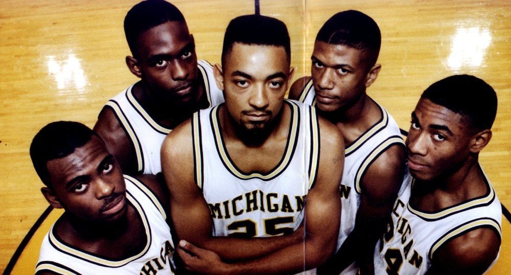 Ray Jackson, Chris Webber, Juwan Howard, Jalen Rose and Jimmy King. The Fab Five