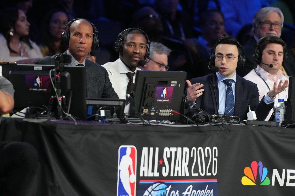 Noah Eagle Reggie Miller Jamal Crawford NBA All-Star Game NBC