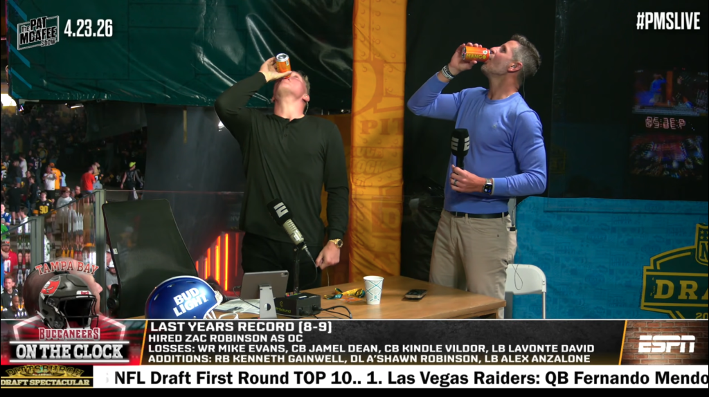 Dan Orlovsky celebrates Ty Simpson selection on ‘The Pat McAfee Show’