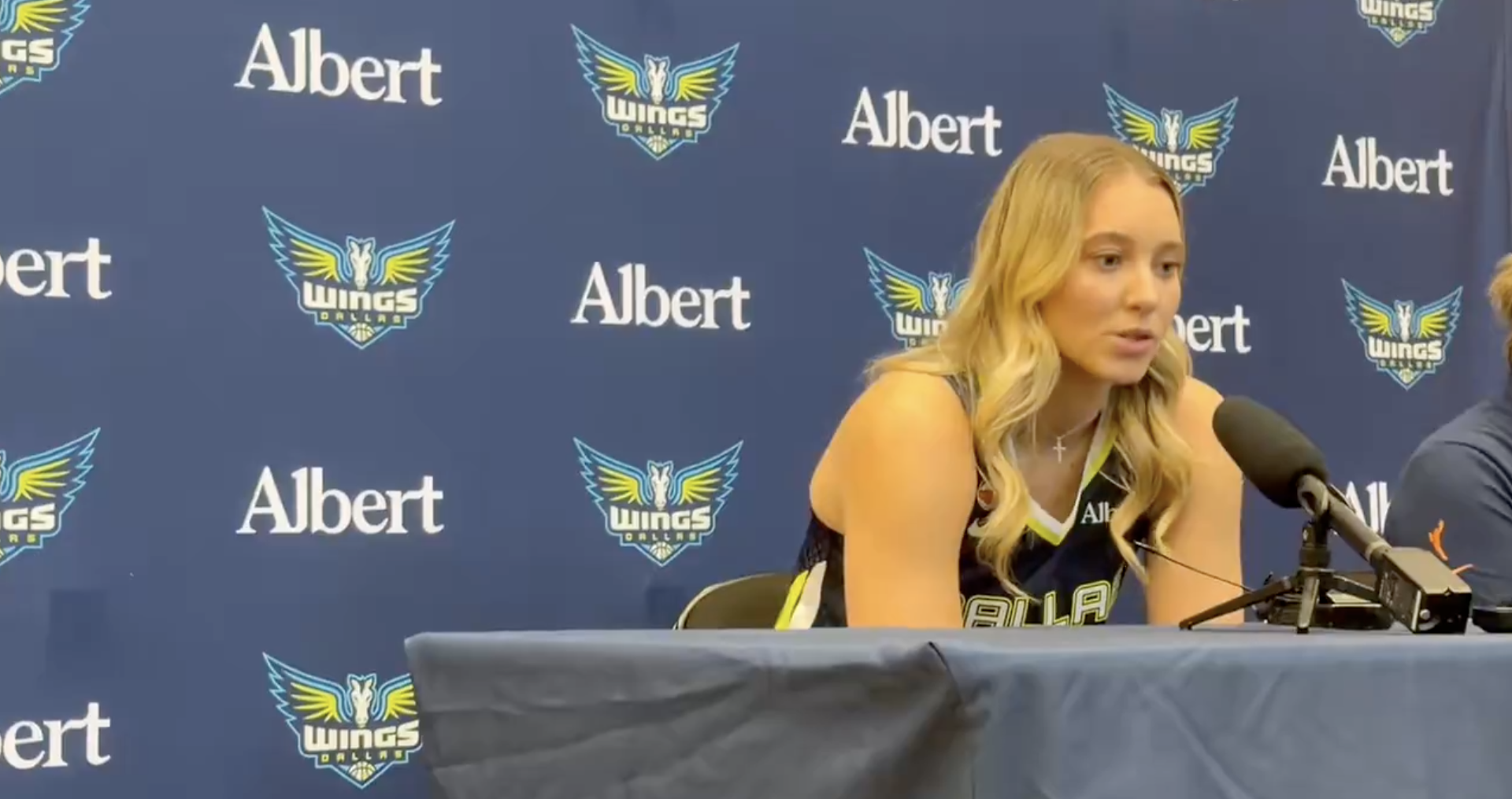 Paige Bueckers addresses relationship with Azzi Fudd at Dallas Wings media day