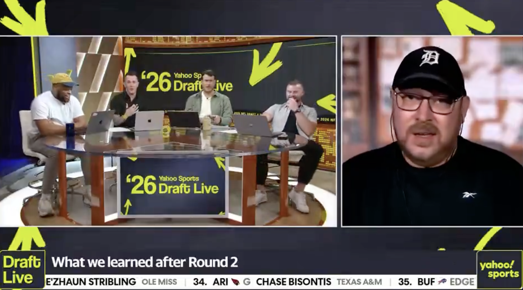 Jermod McCoy Yahoo laughing