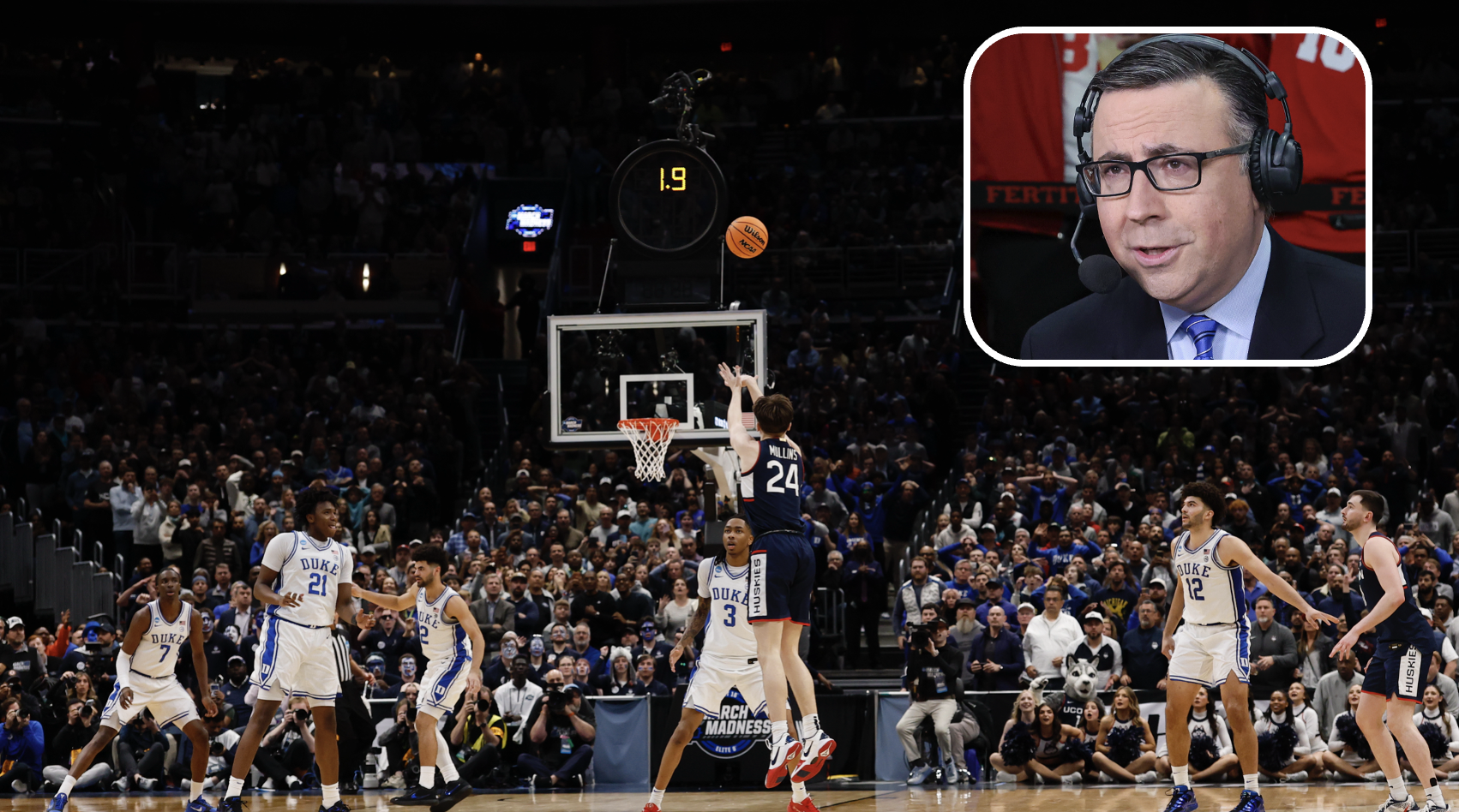 Braylon Mullins Ian Eagle UConn