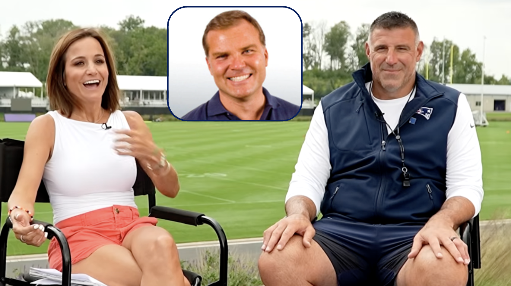 Scott Zolak Dianna Russini Mike Vrabel