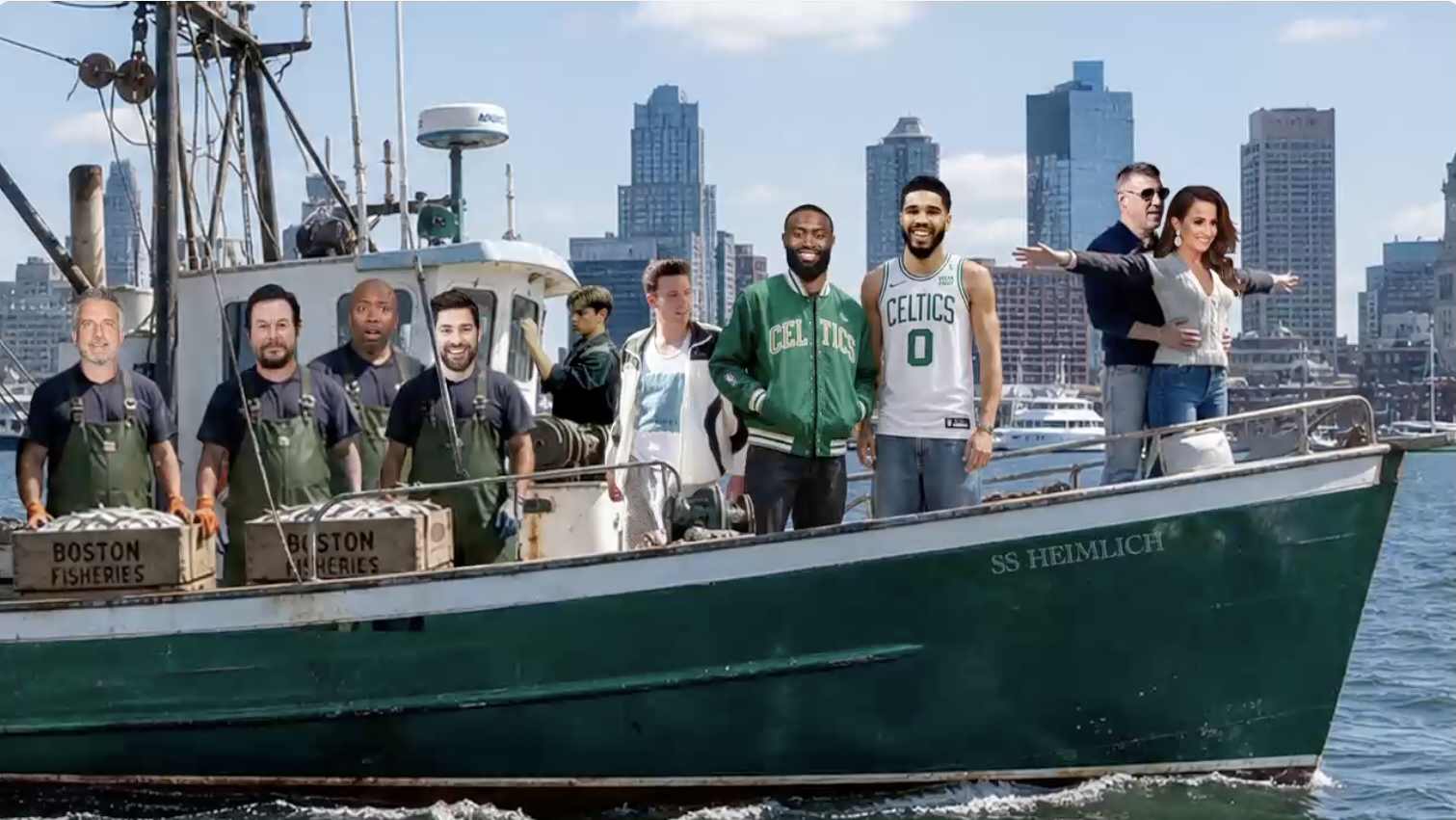 'Inside the NBA' includes Dianna Russini, Mike Vrabel in 'Gone Fishing' graphic