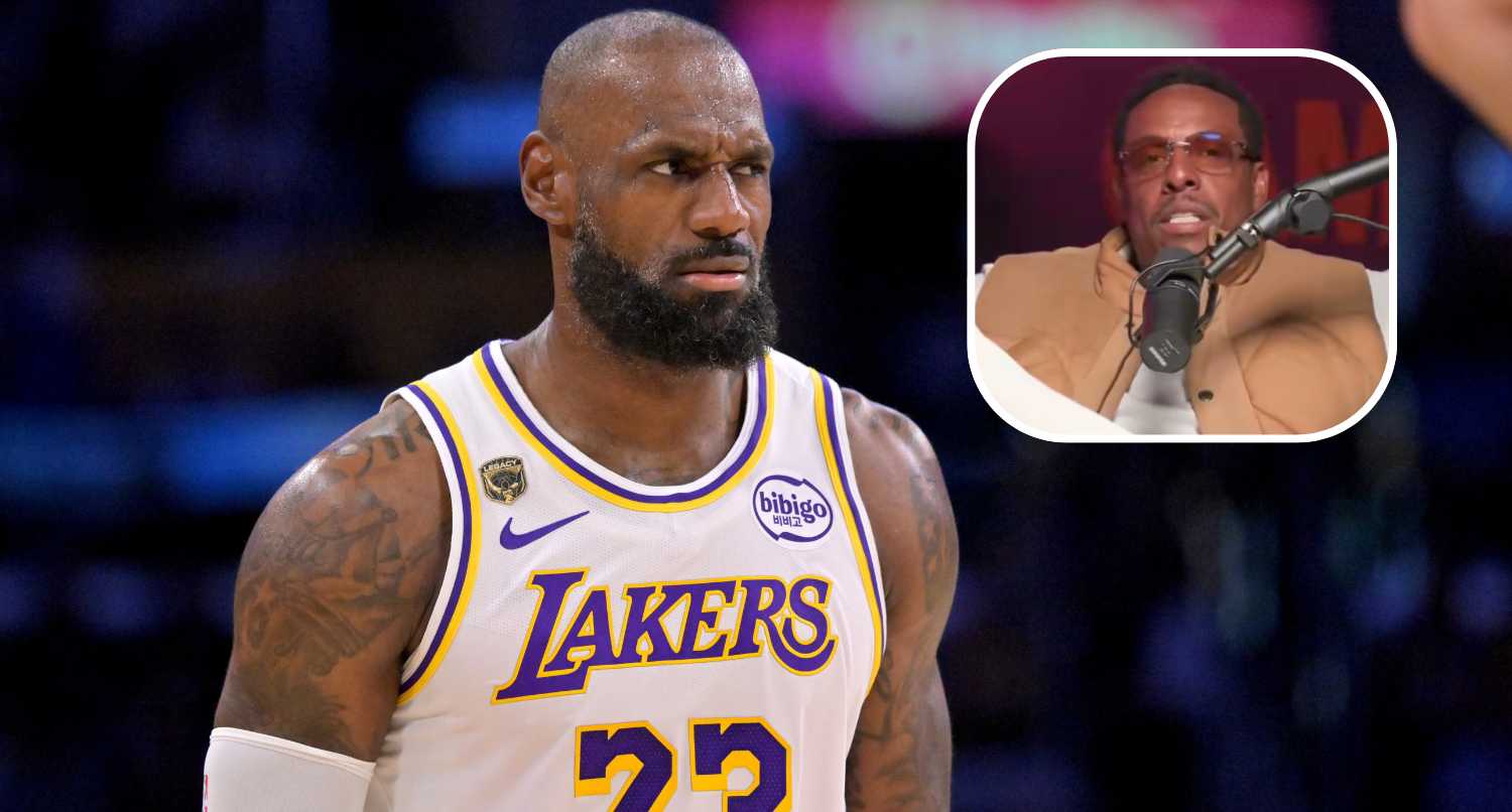 LeBron James and Paul Pierce. Credit: Jayne Kamin-Oncea-Imagn Images; KG: Certified podcast