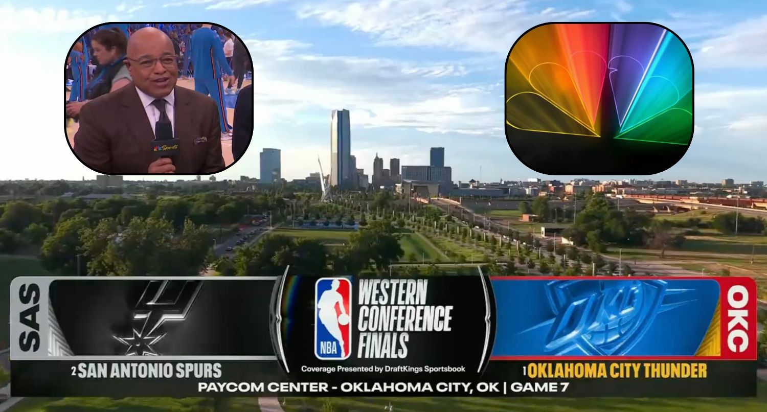 Mike Tirico hosts Spurs-Thunder Game 7 on NBC with ‘Roundball Rock