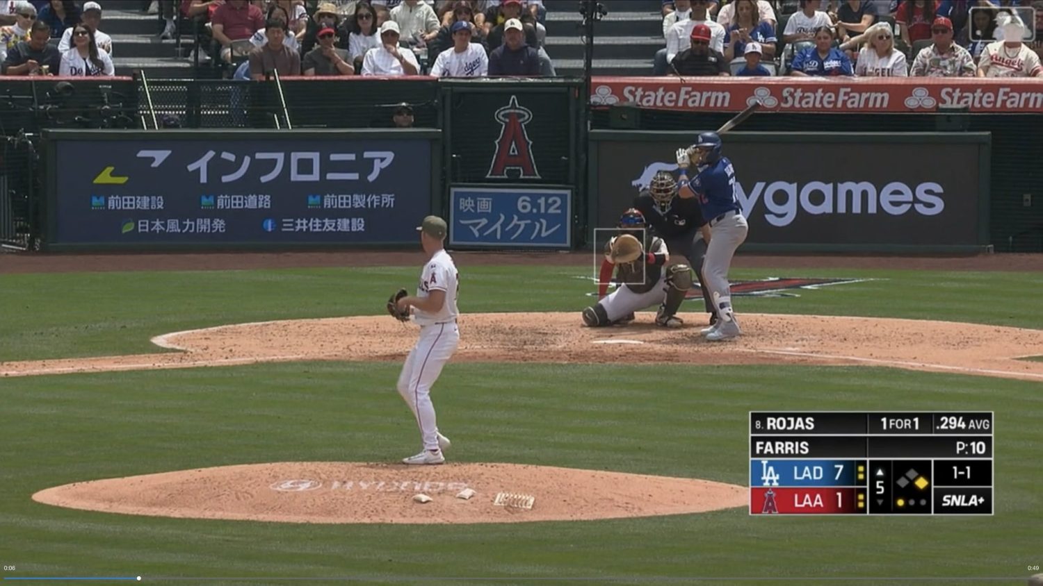 Los Angeles Dodgers and Los Angeles Angels on SportsNet LA