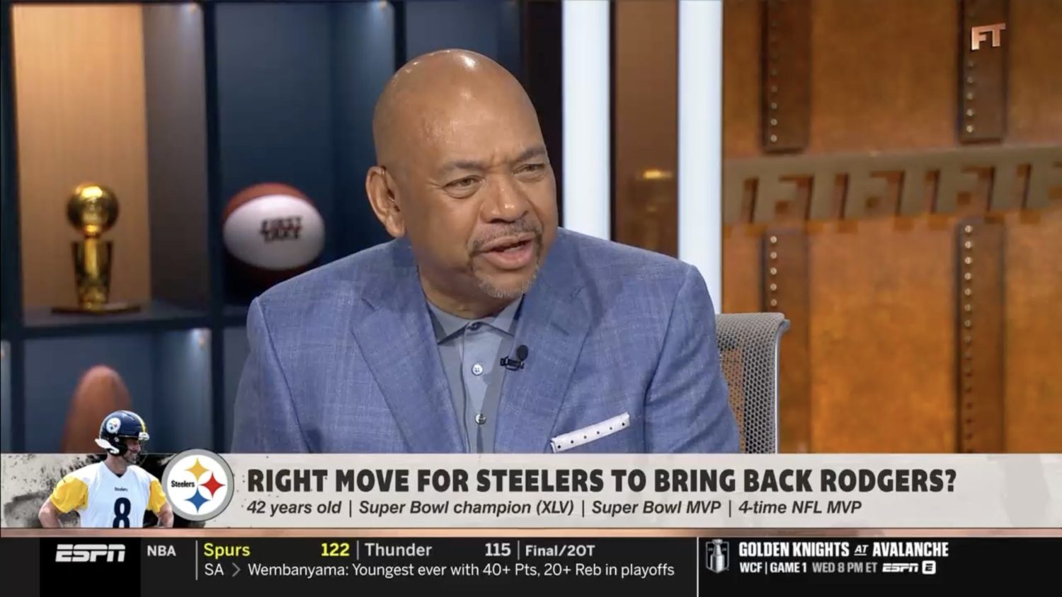 Michael Wilbon criticizes ESPN for covering Aaron Rodgers