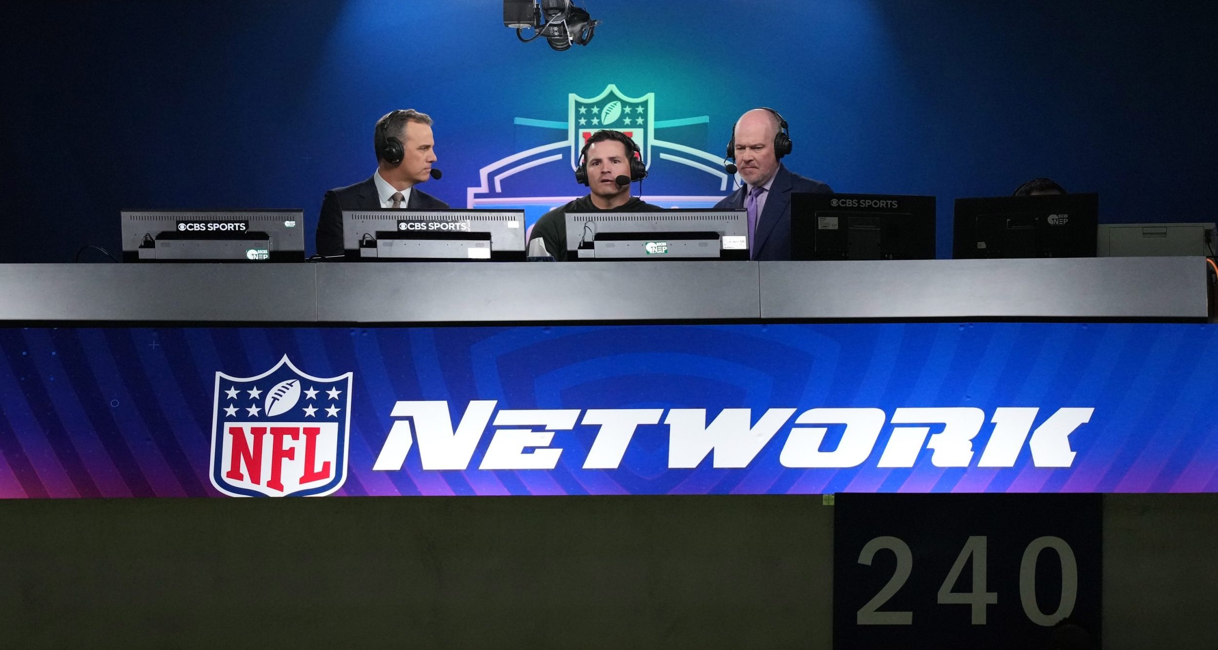 NFL Network broadcasters Daniel Jeremiah (left) and Rich Eisen (right)