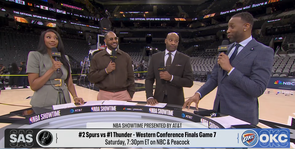 The ‘NBA on NBC' studio show already needs a major overhaul