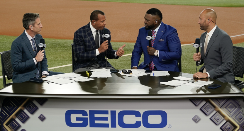 MLB Fox studio Ortiz Rodriguez Jeter Burkhardt