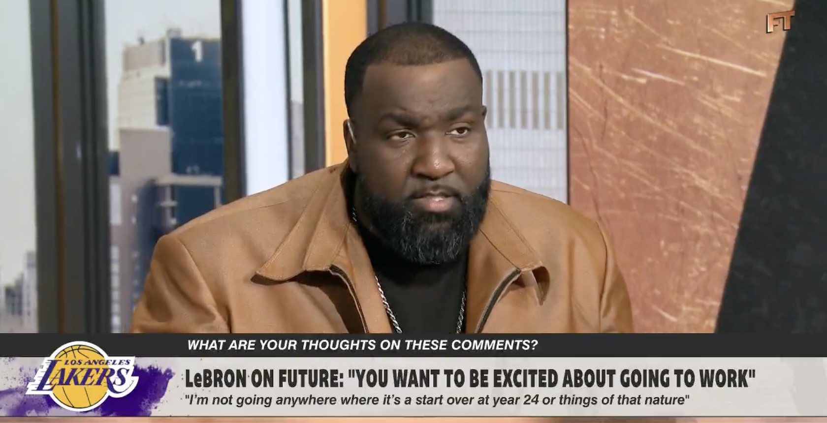 Kendrick Perkins not impressed with LeBron James news: ‘We took the bait’ - Awful Announcing image