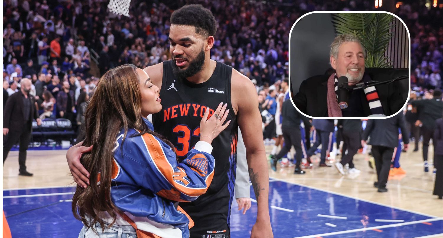 Jordyn Woods, Karl-Anthony Towns and James Dolan