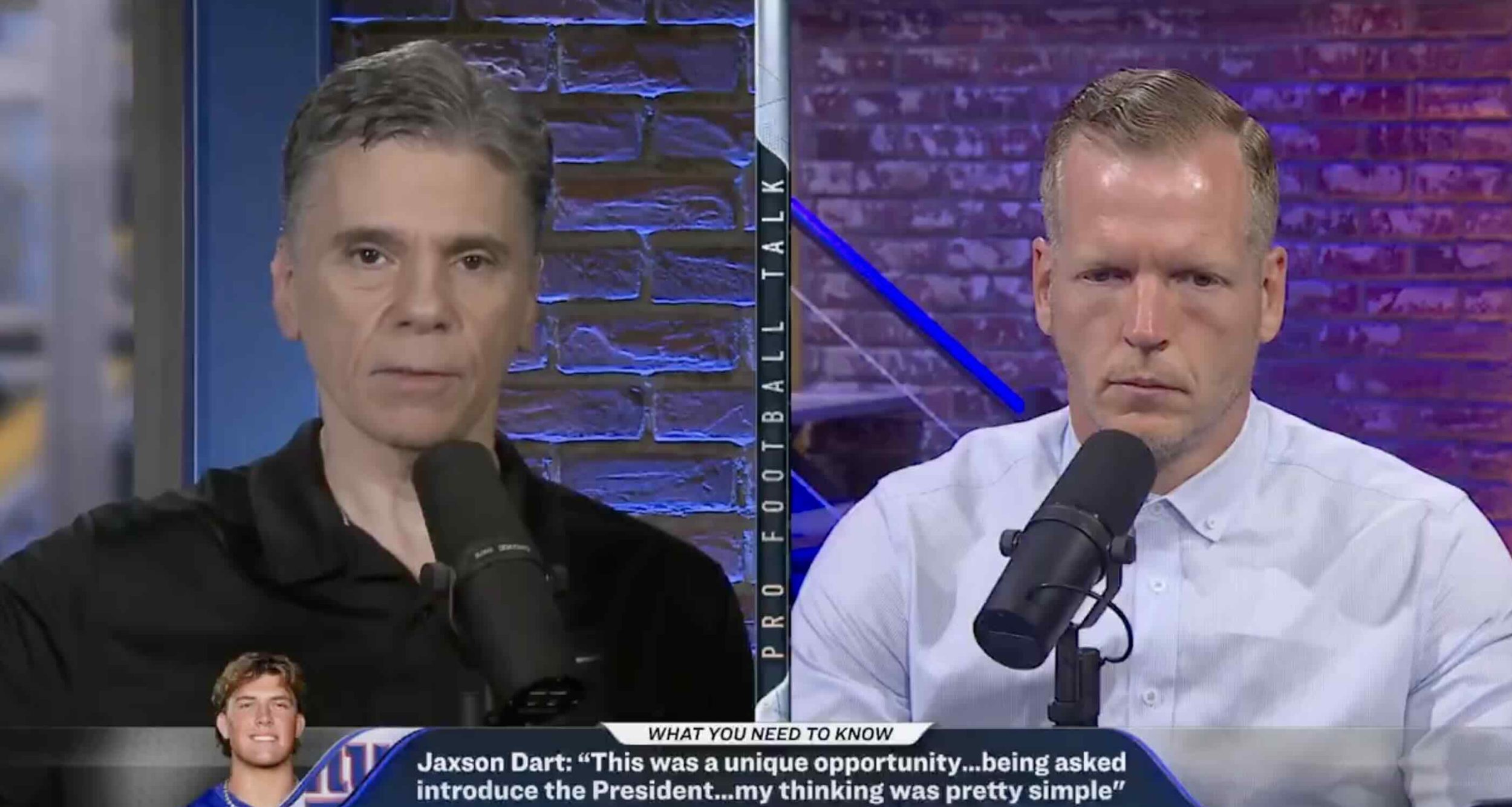 Mike Florio: Jaxson Dart didn't answer the most important question