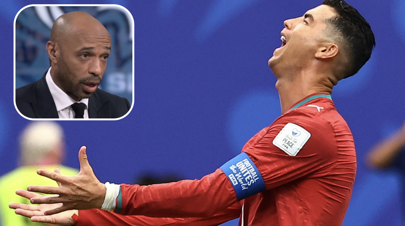 Thierry Henry Cristiano Ronaldo Fox World Cup