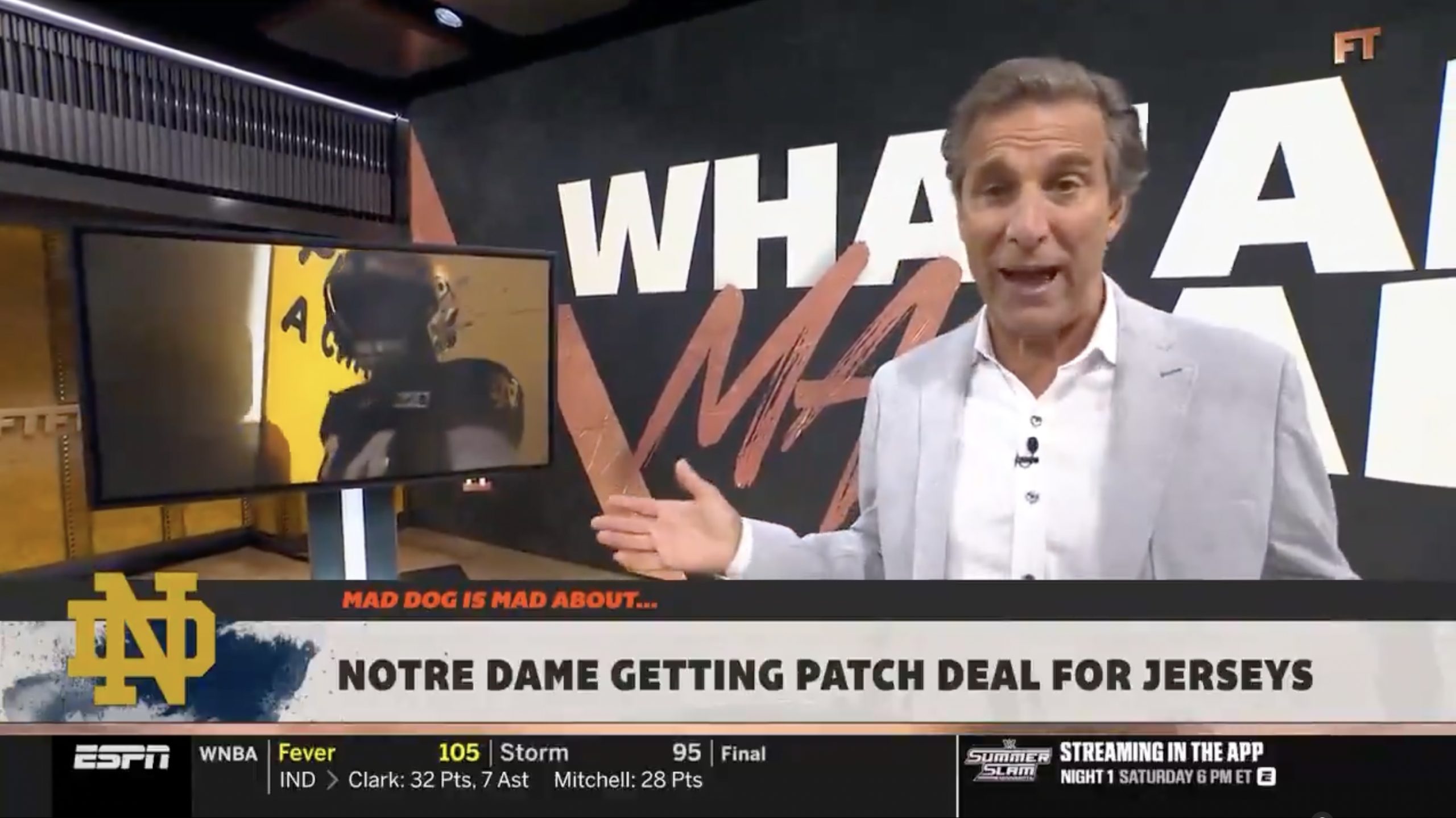Chris ‘Mad Dog’ Russo blasts Notre Dame over jersey patch deal