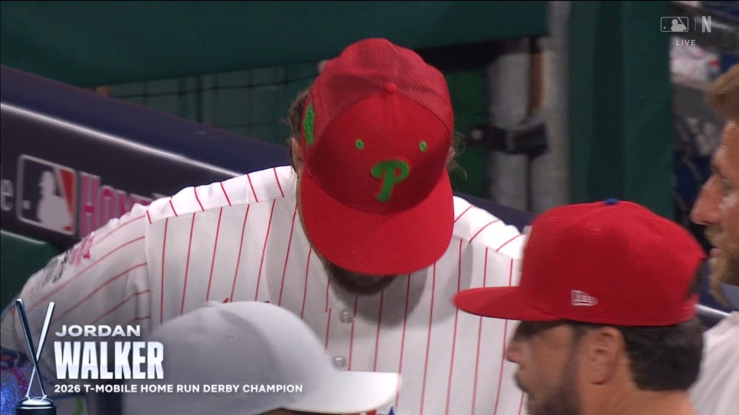 Netflix labeled Jordan Walker 'Home Run Derby Champion' before he won