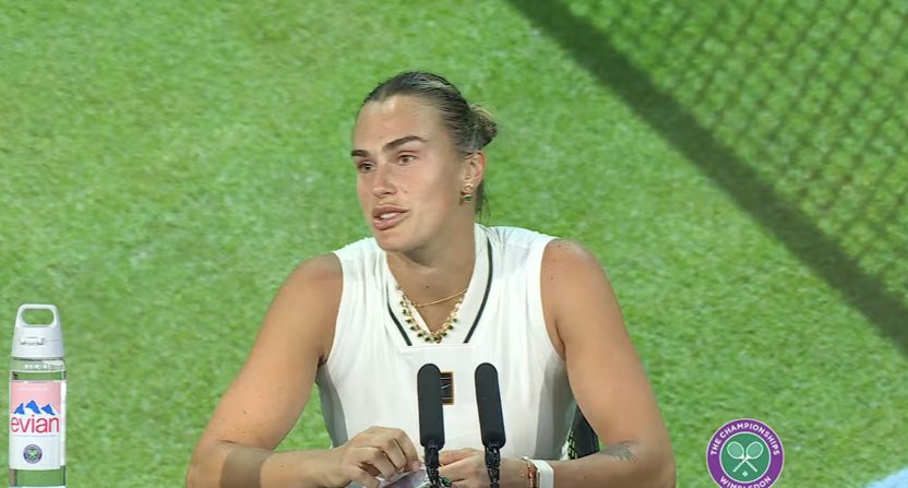 Aryna Sabalenka wants to 'get completely drunk, forget about tennis'