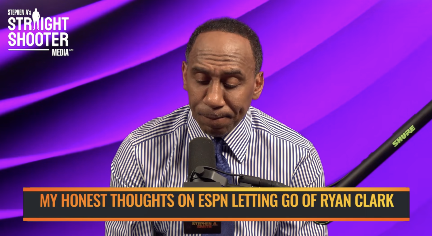 Stephen A. Smith addresses Ryan Clark being laid off by ESPN