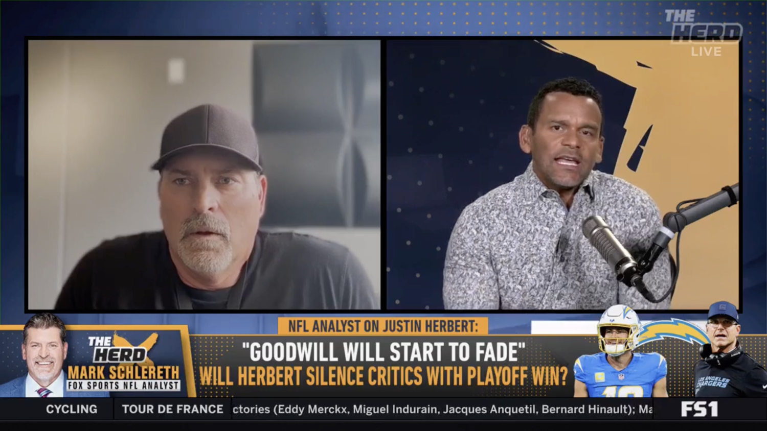 Jason McIntyre claims Keenan Allen has been cut by half the NFL