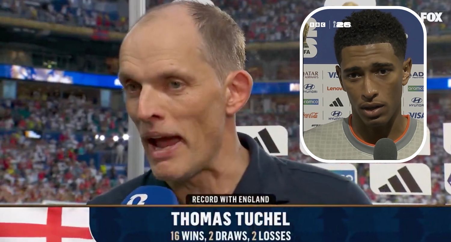 Jude Bellingham defends England's performance after manager Thomas Tuchel rips team