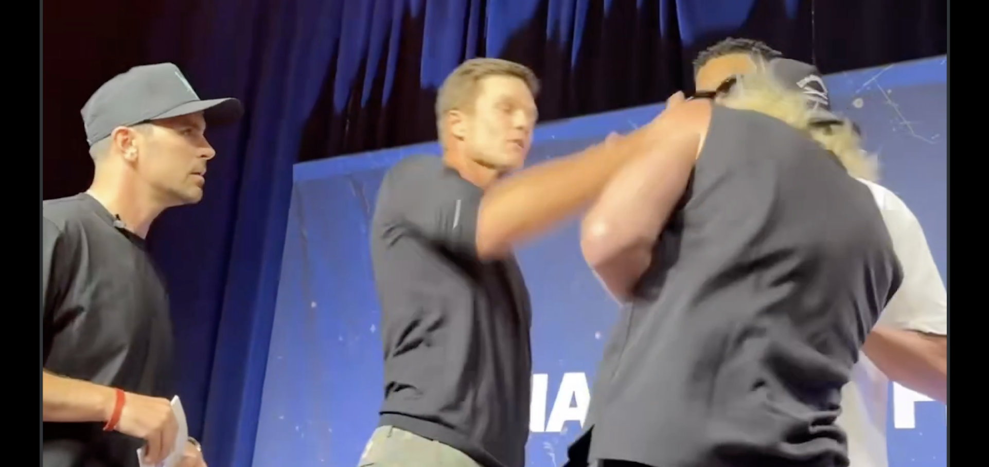 Tom Brady slaps Logan Paul at Fanatics Fest