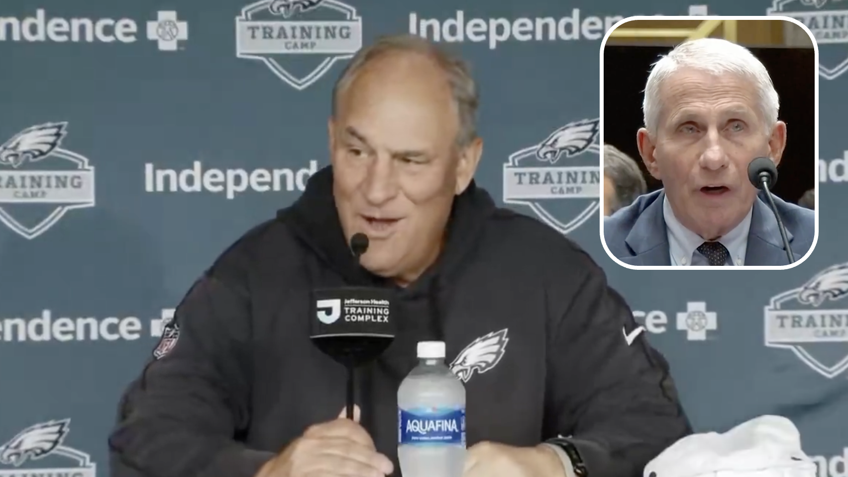 Eagles DC Vic Fangio makes Anthony Fauci Fifth Amendment jokes in presser