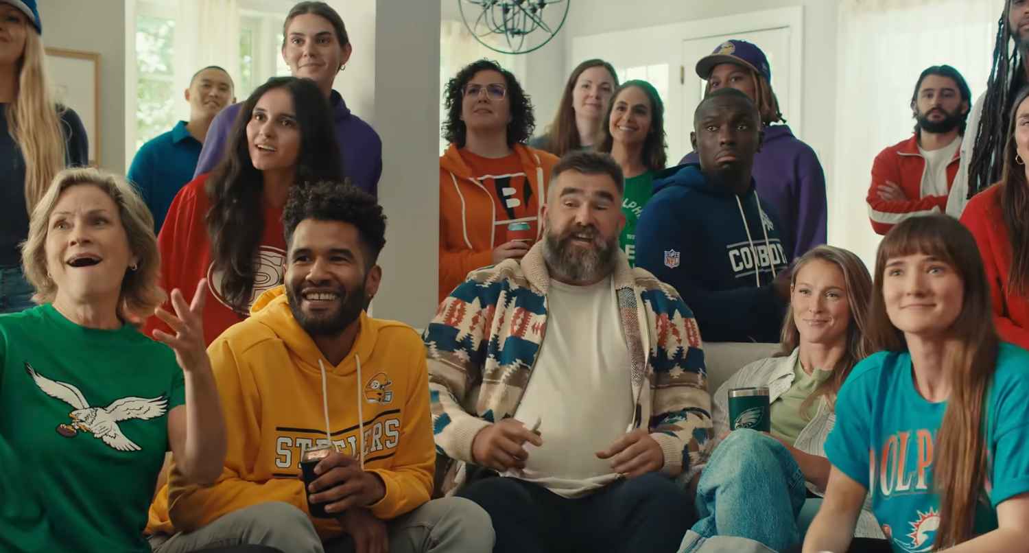 Everyone’s already sick of the Jason and Kylie Kelce Sunday Ticket commercials