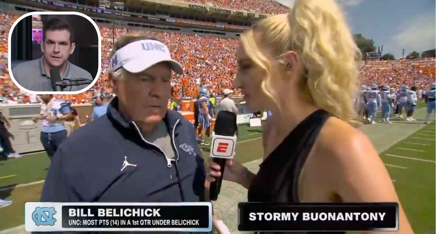 Stormy Buonantony’s VSiN co-host calls out ‘a-hole’ Bill Belichick: ‘I’m glad you lost the game’