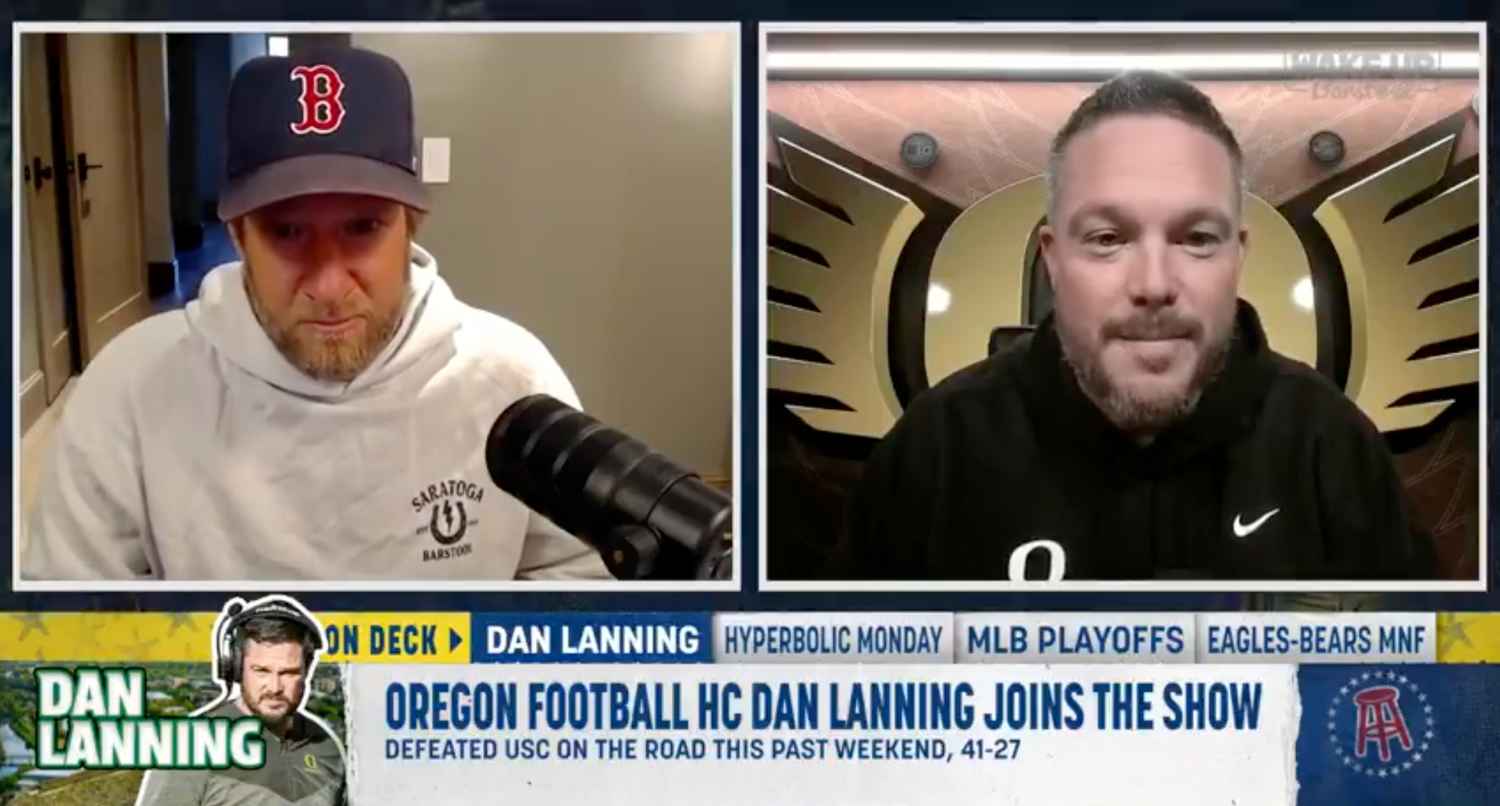 Dan Lanning addressing media after the USC game