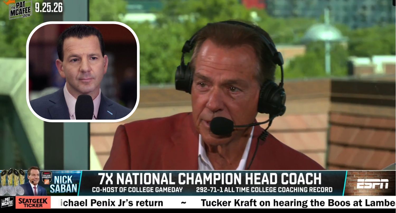 Ian Rapoport and Nick Saban