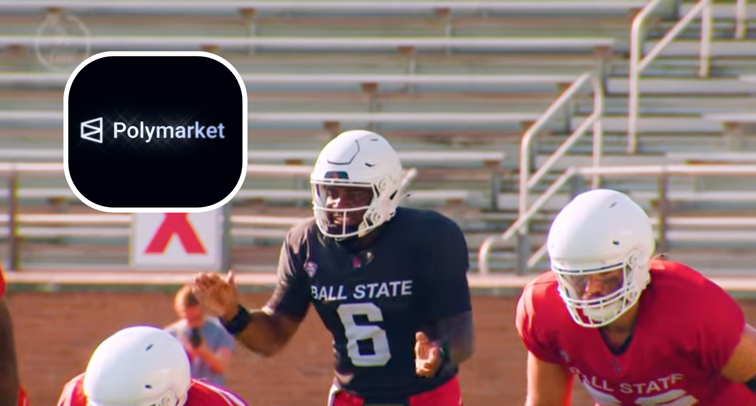 Polymarket slammed for posting altered photo of Ball State QB