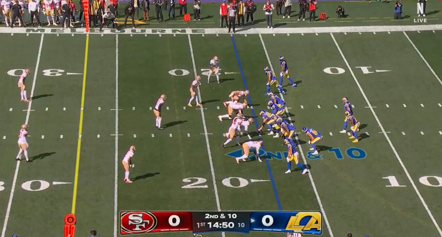 A look at the 2026 Netflix NFL scorebug. Credit: Netflix