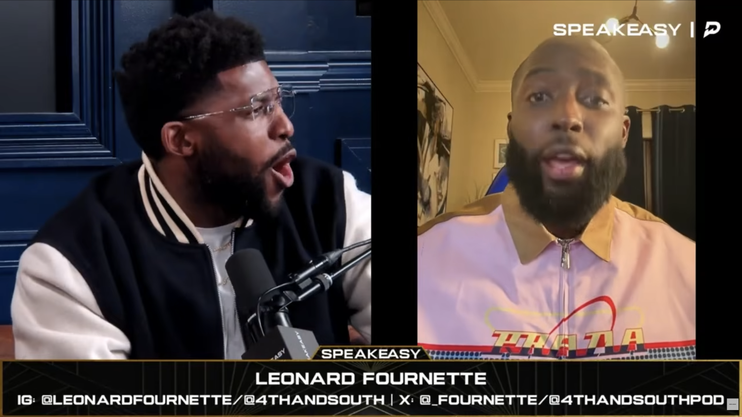 Emmanuel Acho and Leonard Fournette