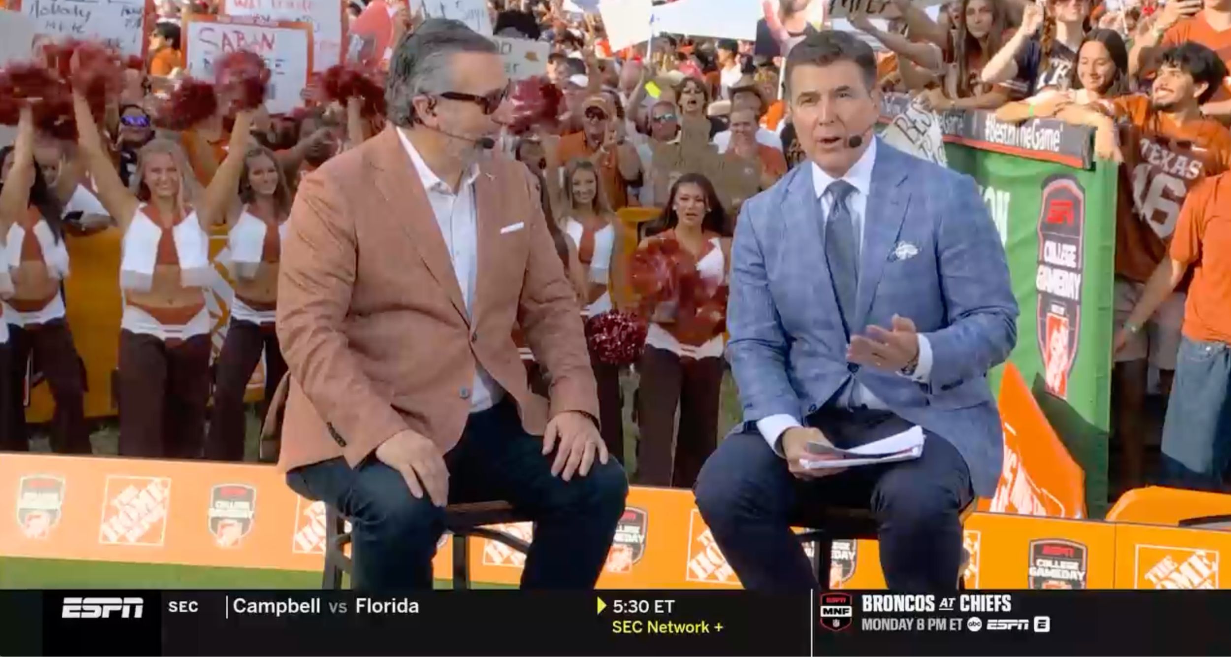 Ted Cruz, Rece Davis on 'College GameDay'