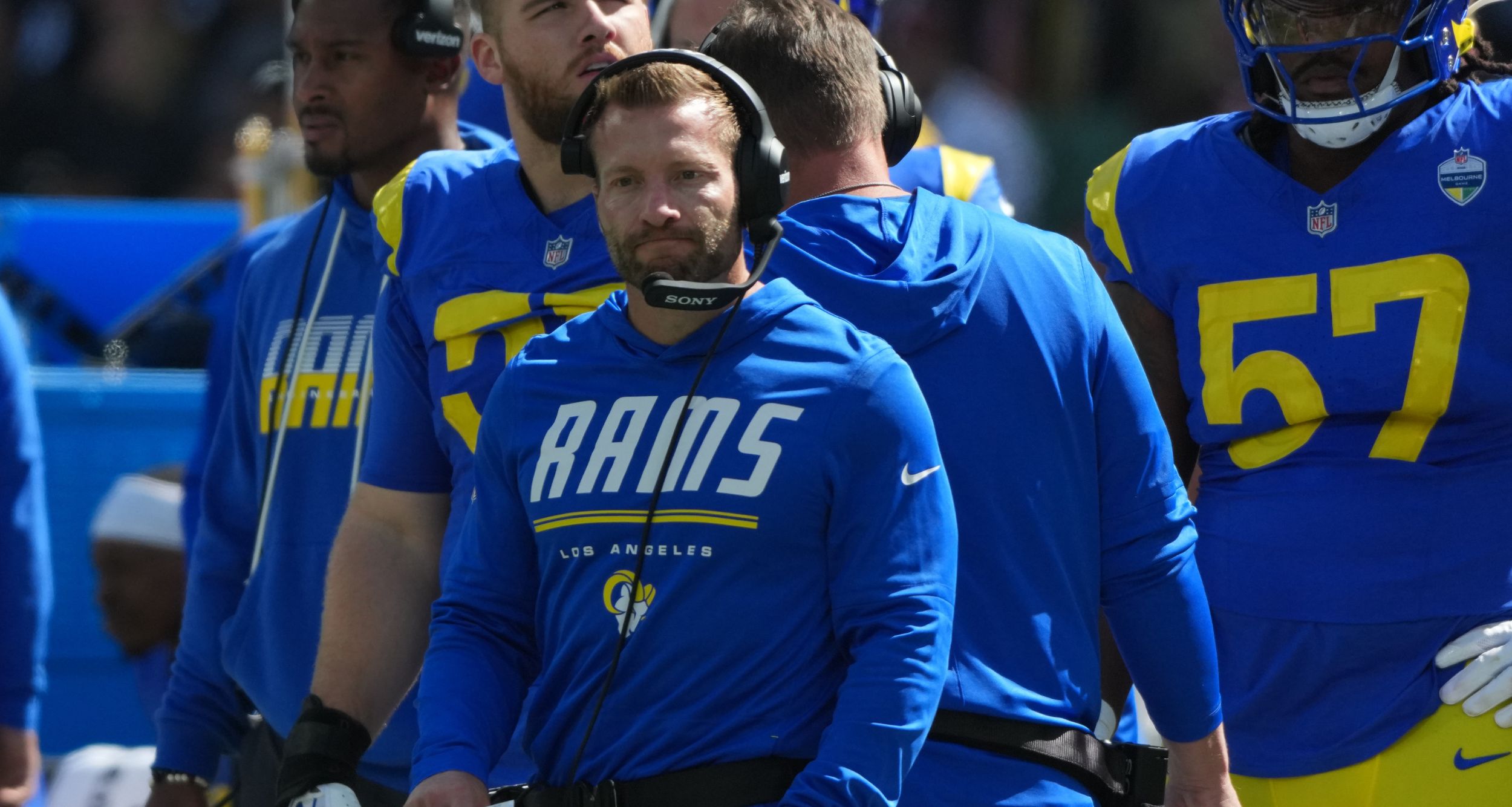 Los Angeles Rams head coach Sean McVay