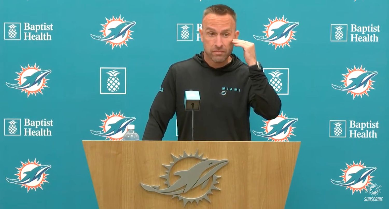 Dolphins coach Jeff Hafley surprised by empty press conference