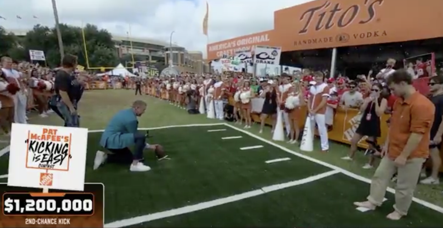 College GameDay Pat McAfee kicking is easy Texas